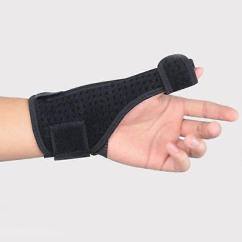 1pcs Medical Wrist Thumb Hand Support Protector Steel Splint Stabiliser Arthritis Carpal Tunnel Wrist Finger Brace Guard-black