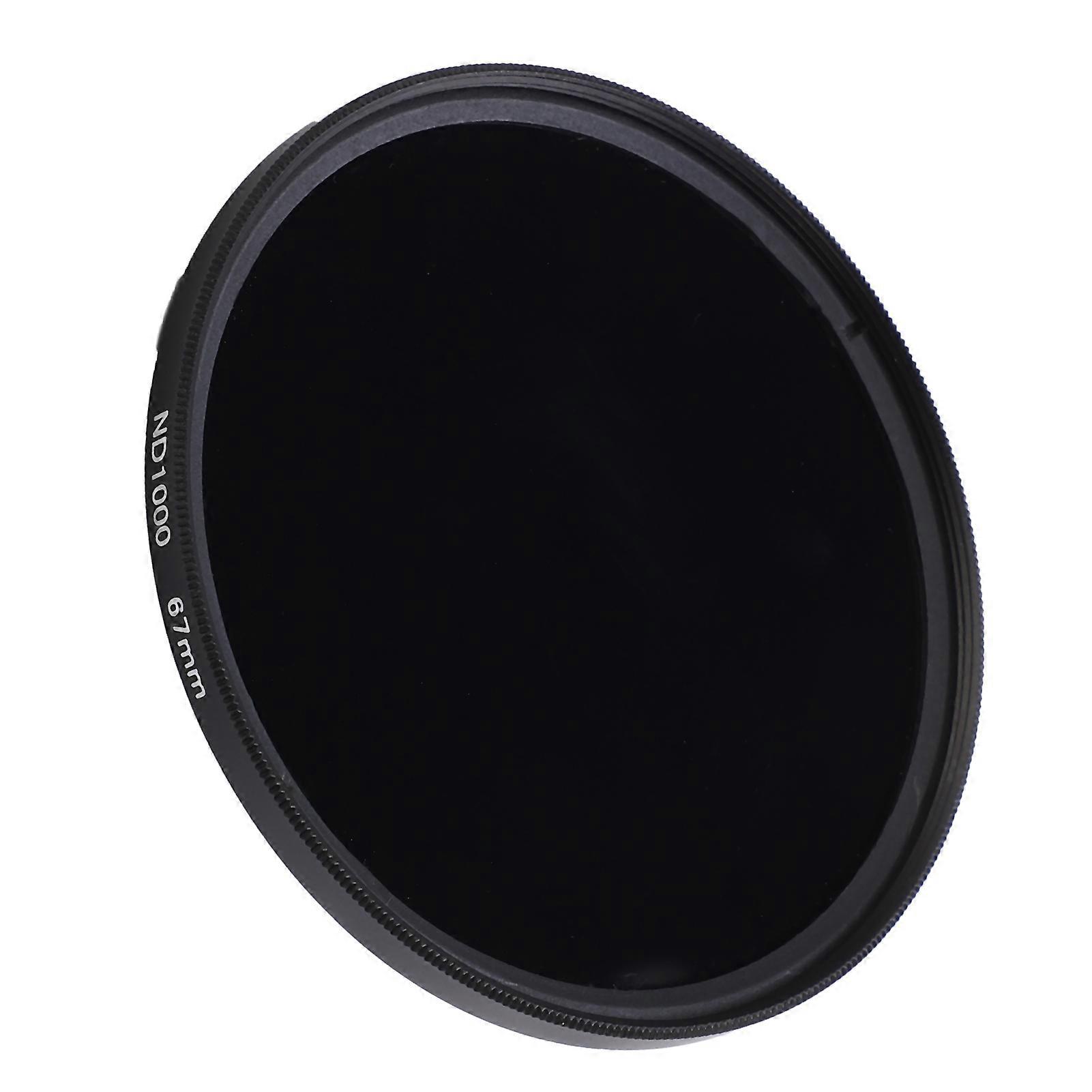 ND 1000 Filters Neutral Density 1000 Professional Photography Filters for Digital Camera Lens67mm 