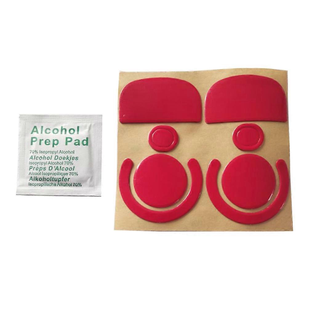 2 Sets Mouse Skates Mouse Feet Curved Edge for Logitech G Pro X Superlight Mouse Glides Pad 0.6mm Thickness