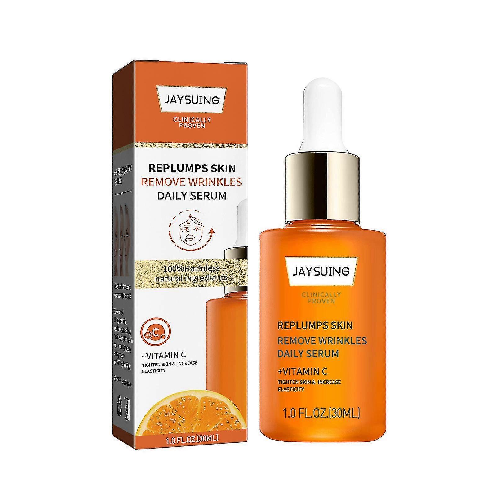 Jaysuing Of Anti-aging Serum Fade Fine Line Anti-wrinkle Active Vitamin C Moisturizing Firming Facial Serum