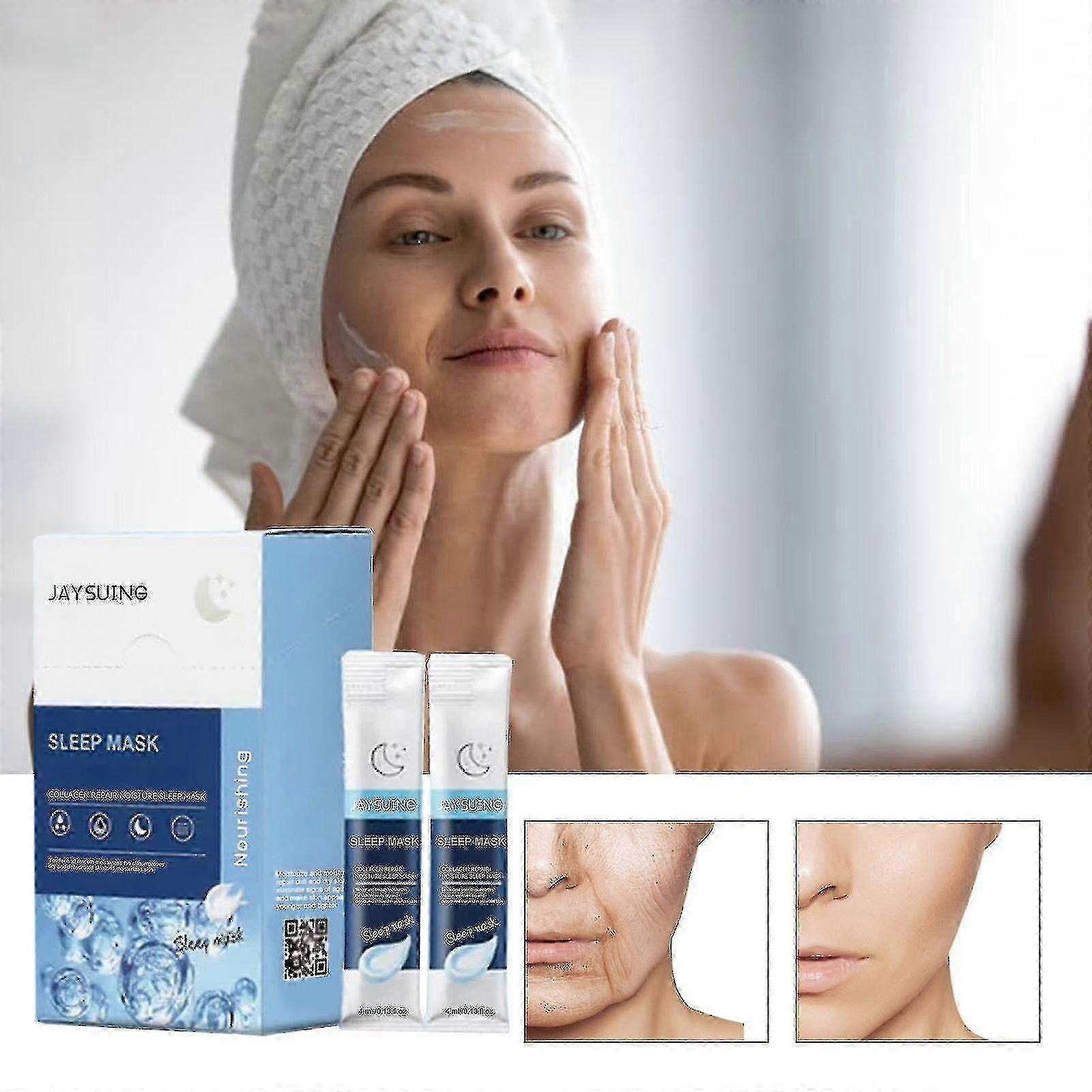 ジェイスイング アンチシワコラーゲン スリーピングマスク 小じわを退色させ、肌を引き締める シワ防止・アンチエイジング リーブインマスク BF | |