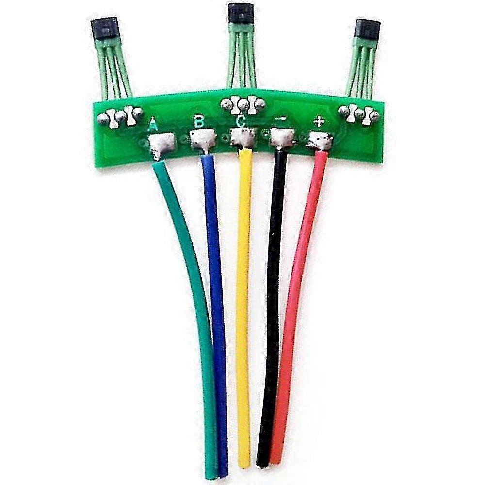 חדש 2-גלגלים כלי רכב חשמליים מנוע הול חיישן עם כבל לוח מנוע 120 מעלות 3144 3413 לוח מעגלים הול אלמנט אופניים אלקטרוניים