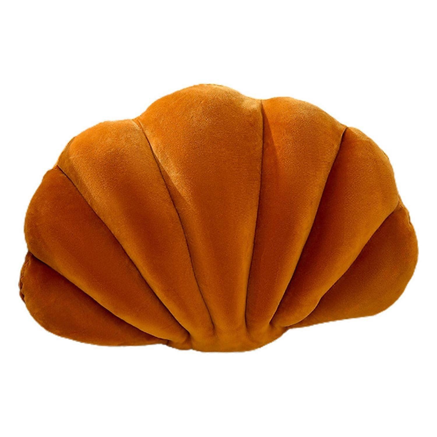 Shell-Shaped Stuffed Pillow Cushion Super Soft Wear Resistant Vibrant Color Seashell Bed Sofa Cushio