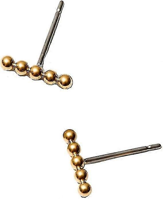 Hypoallergenic Pure Titanium Bar Studs
