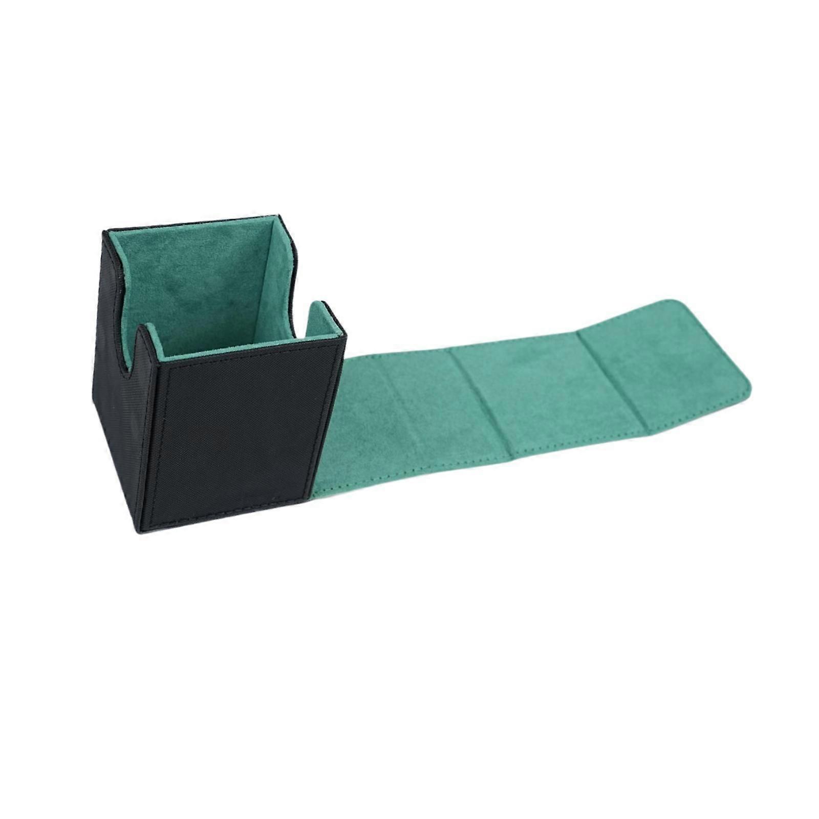 Card Deck Box Game Card Organizer για κάρτες μπάσκετ Αθλητικές κάρτες Γενέθλια Μαύρο Πράσινο