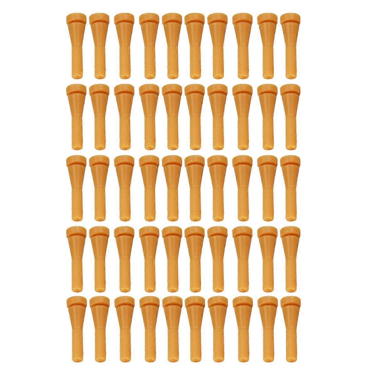 50Pcs Poulet Plumcker Doigts, Bâton d’épilation en caoutchouc Cueillette de volaille Cueillette pour canard Caille Oie jaune