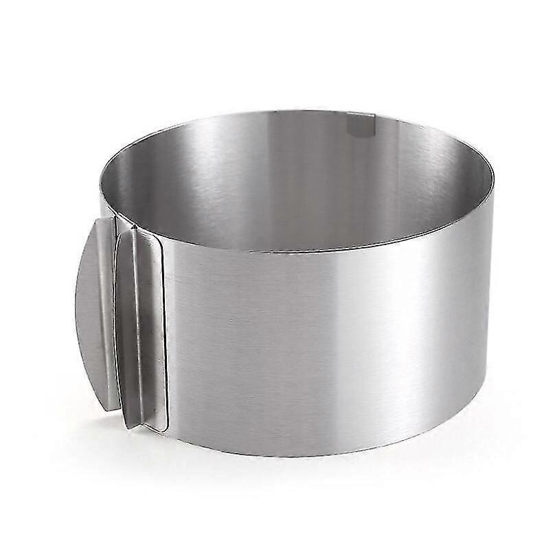 Adjustable Cake Ring - Stainless Steel - Clips For Fixing - Robust Springform Pan, Ideal For Cake Creations, Matt Sier,3705
