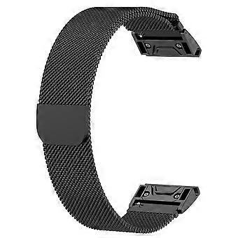 Garmin Fenix 7S Milanese Rem Ersättningsband - Justerbart Rostfritt Stål Klockarmband