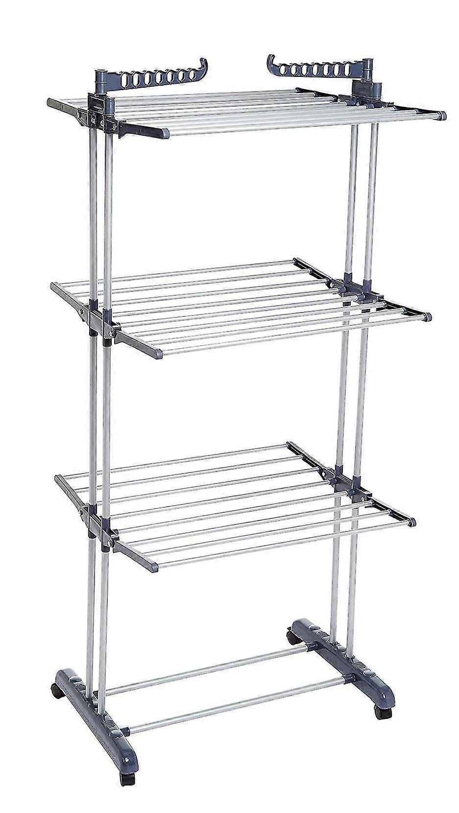 Tower Drying Rack For Indoor Use With Foldable Wings