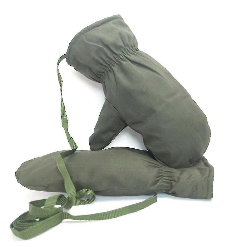 Riding Thick Gloves Men's Winter Riding Motorcycle Protective Old-fashioned Army Green Gloves