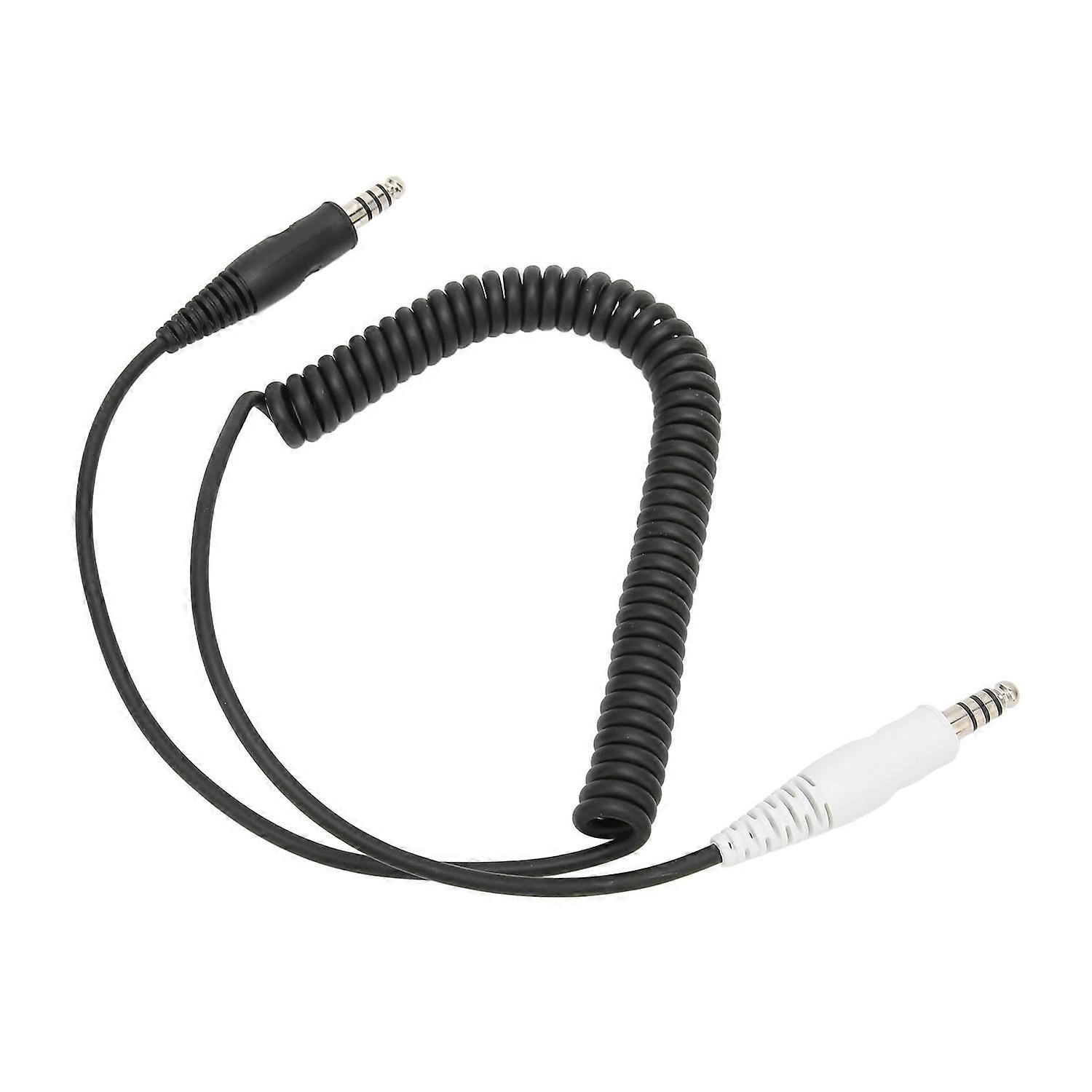 Helmet Kit Stretch Resistant Easy to Use Helmet Cord Adapter for IMSA Aviation Airplanes