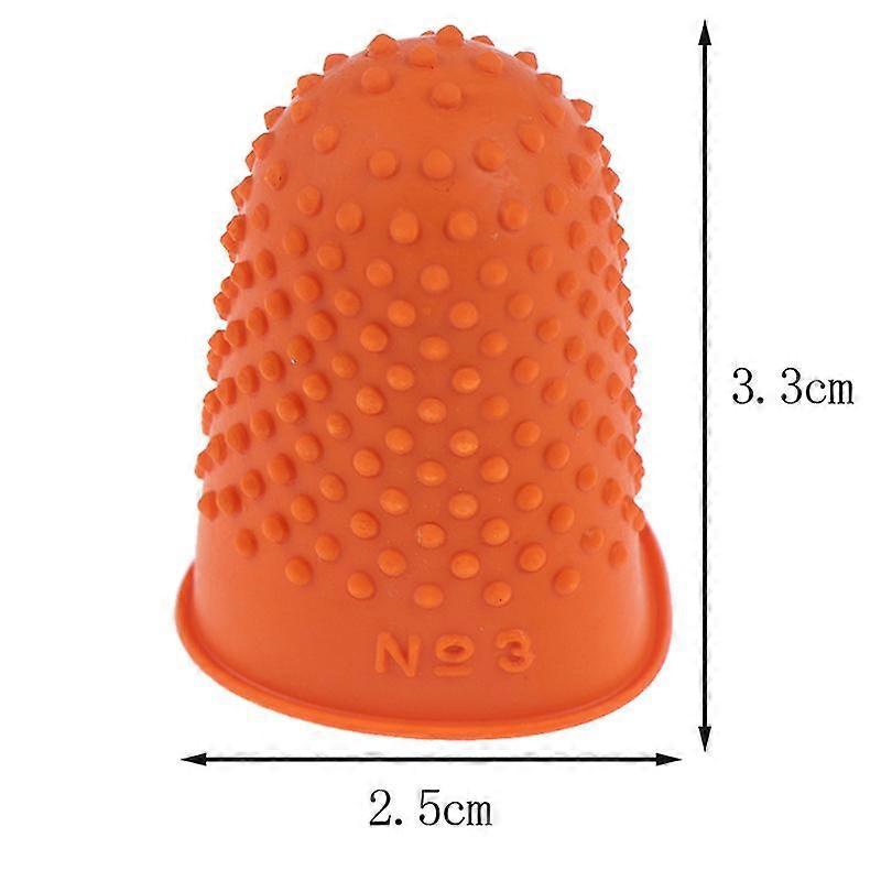 5Pcs Sewing Quilting Machine Fingertip Technology Counting Cone Rubber Thimble Protector