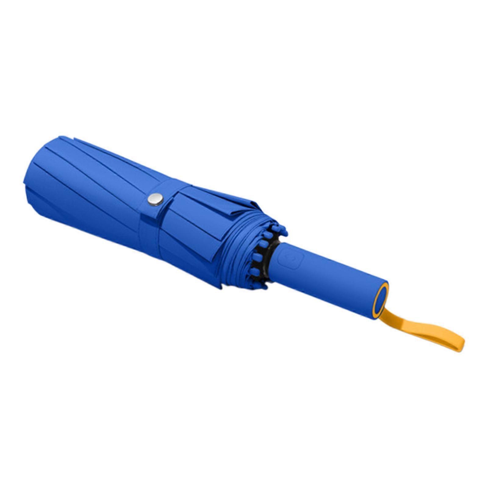 Travel Umbrellas Wind Resistant, 1 Hand Operations, Quick Drying Canopys for Rainy Day  Klein blue