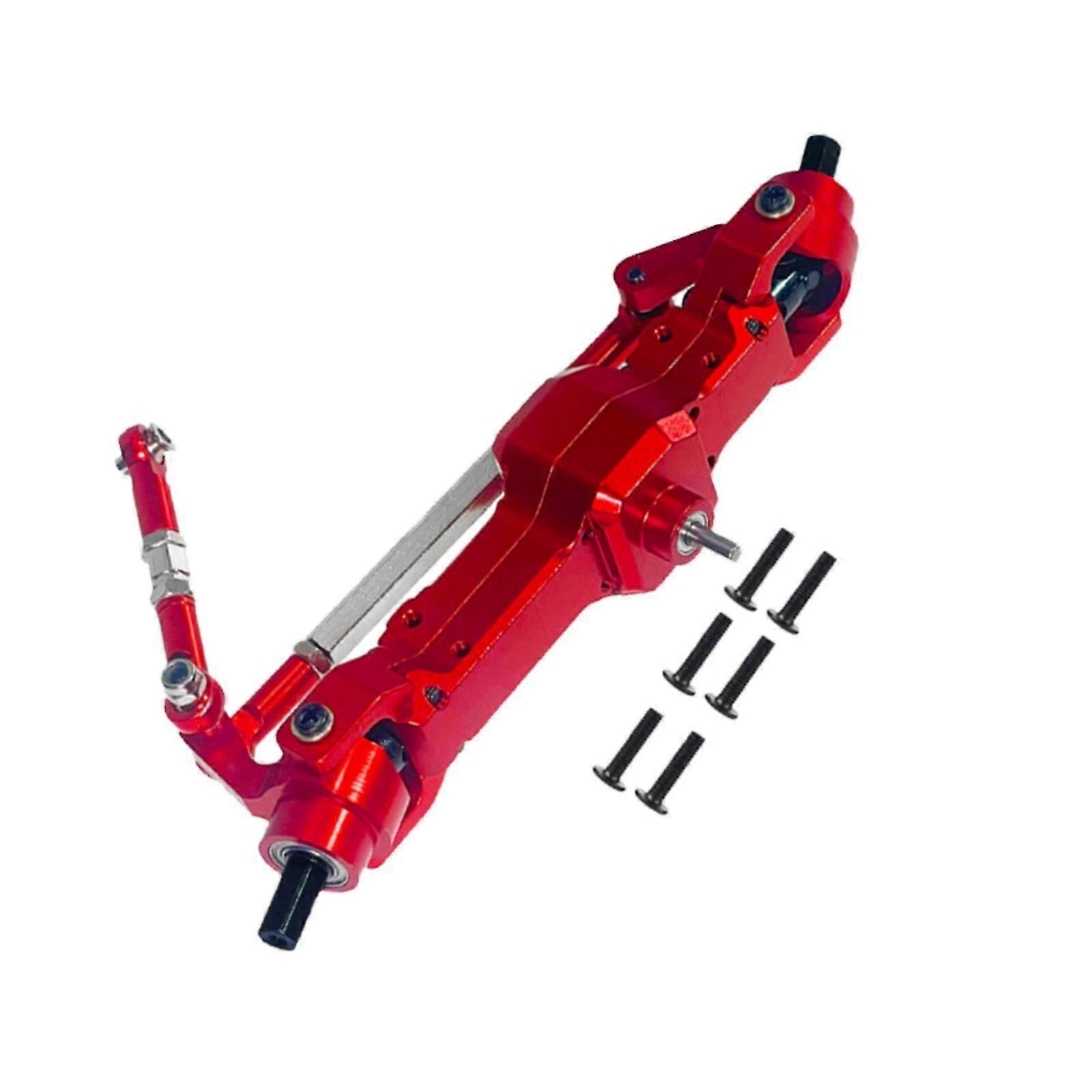 RC Car Front Axle for C14 C24 1/16 Parts for Model Car Crawler RC Truck red