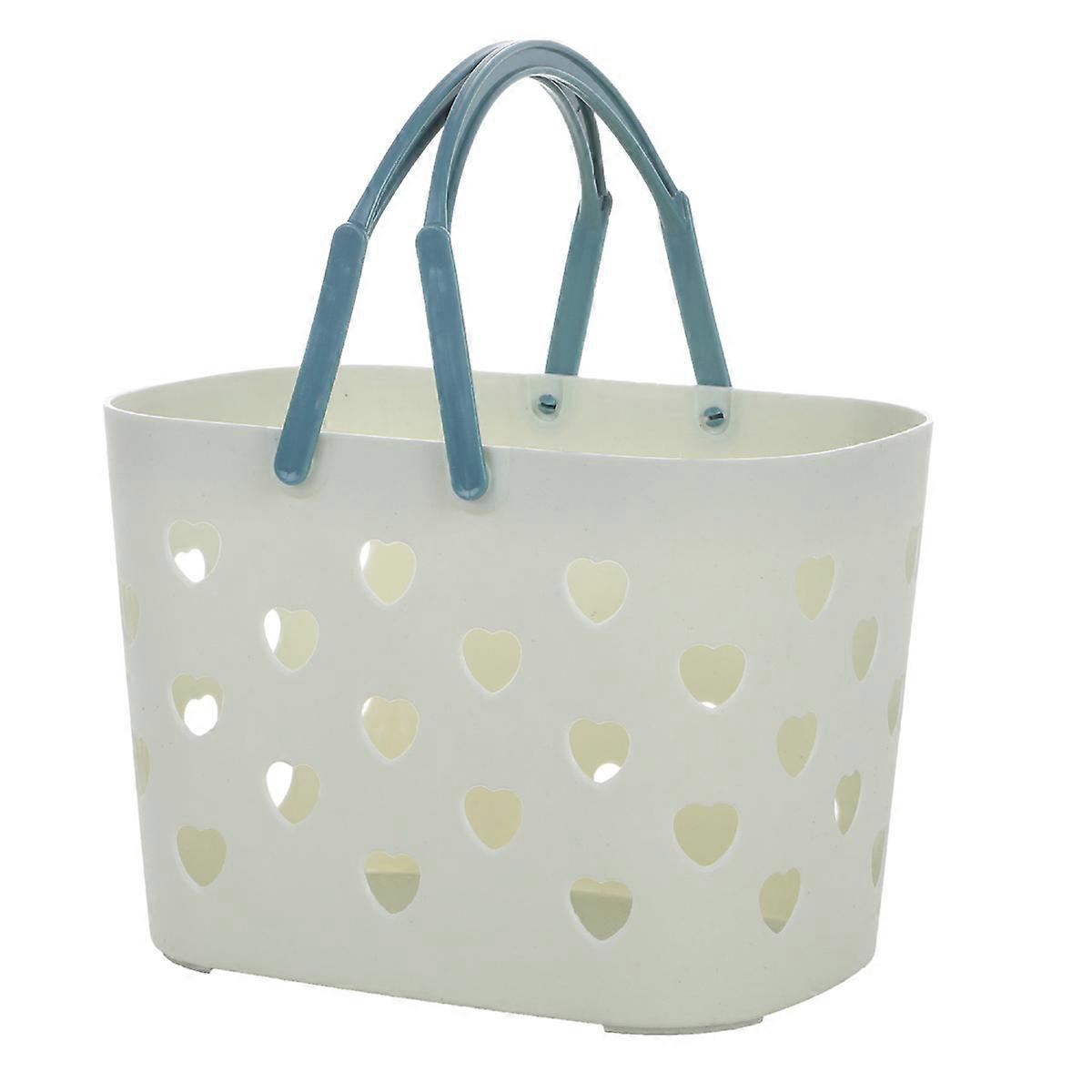 Portable Shower Caddy Basket, Large Capacity Plastic Storage Tote