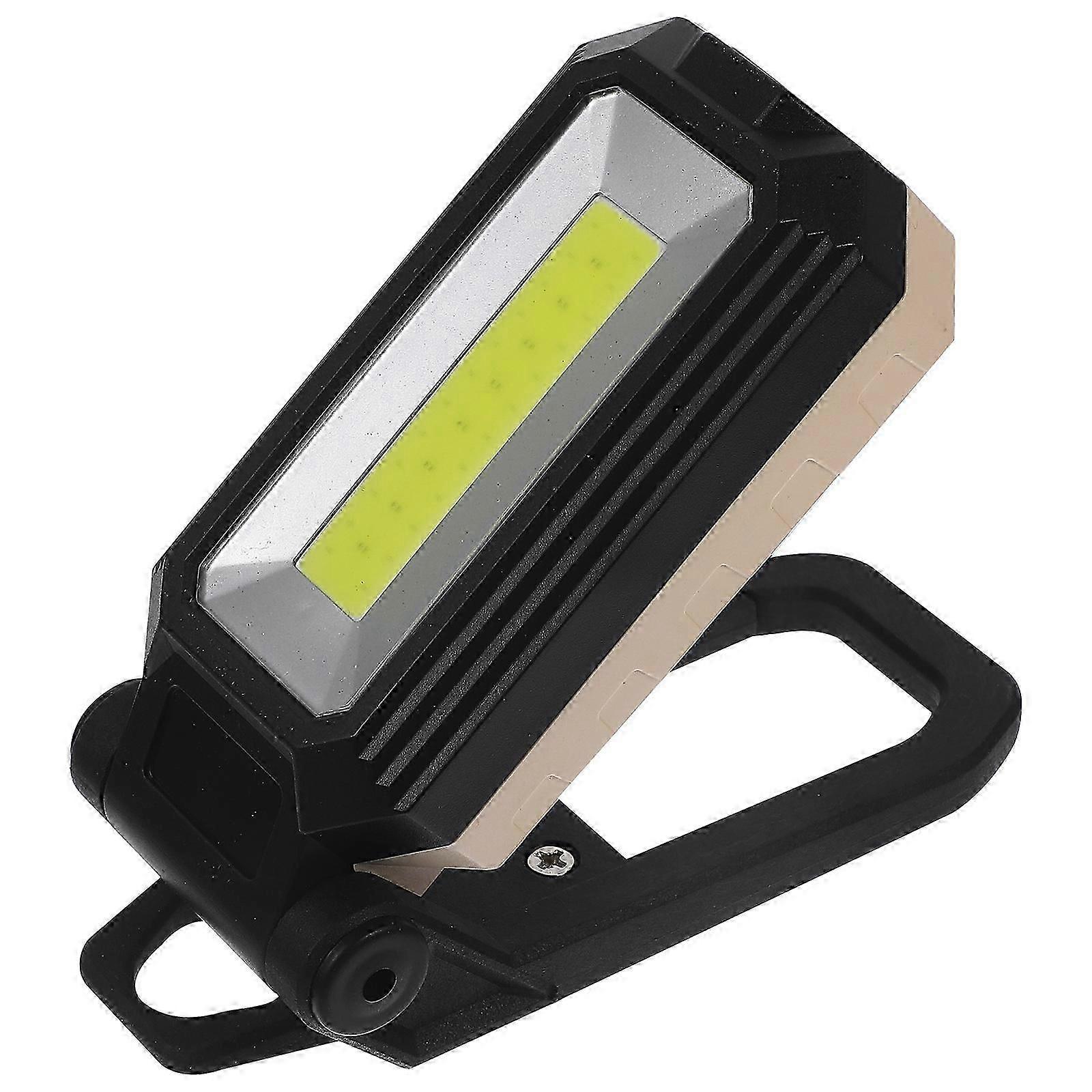 LED Folding Work Light COB Inspection Lamp Magnetic Torch USB Rechargeable Car Garage Lighting Repair Light Trouble Lamp with Battery S Size
