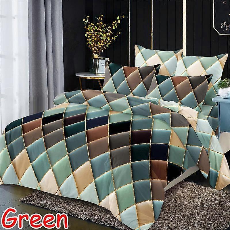 Duvet Cover + Pillow Shams Set Single Double Full Queen King Size Ultra Soft Microfiber Fabric 6 Colors