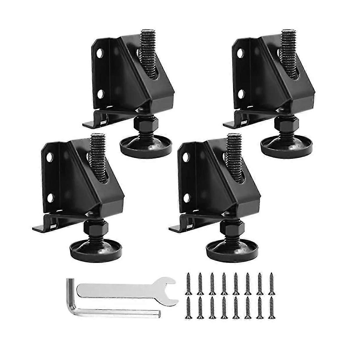 Heavy Duty Adjustable Furniture With Mounting Screws, Wrench, Adjustable Height For Table And Workb