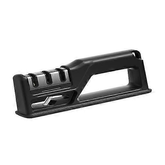 Scissor Sharpener Space Saving Efficient Sharpening Detachable Practical Three-section Cutter Whetstone Dining Room Supply