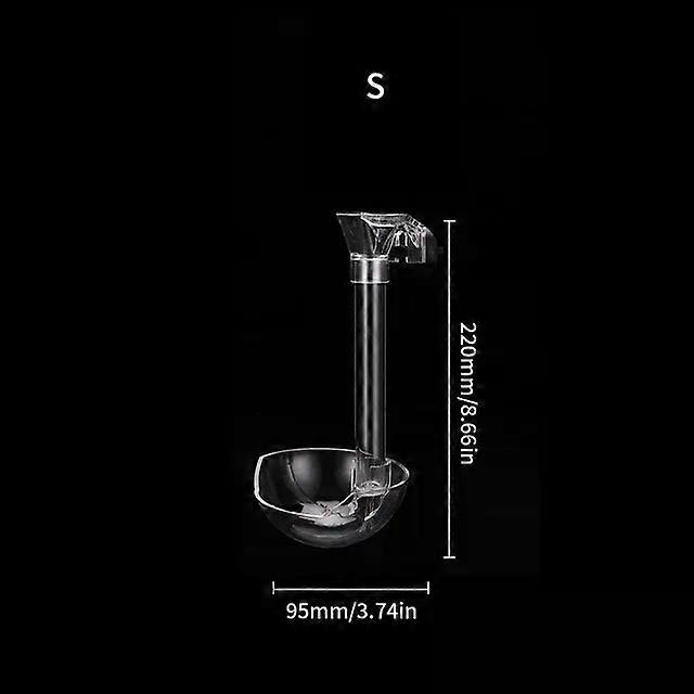 Acrylic Feeder Tube Dish Transparent Fish Tank Shrimp Snail Food Feeder Bowl Feeding Aquarium Accessories Shrimp Feeders