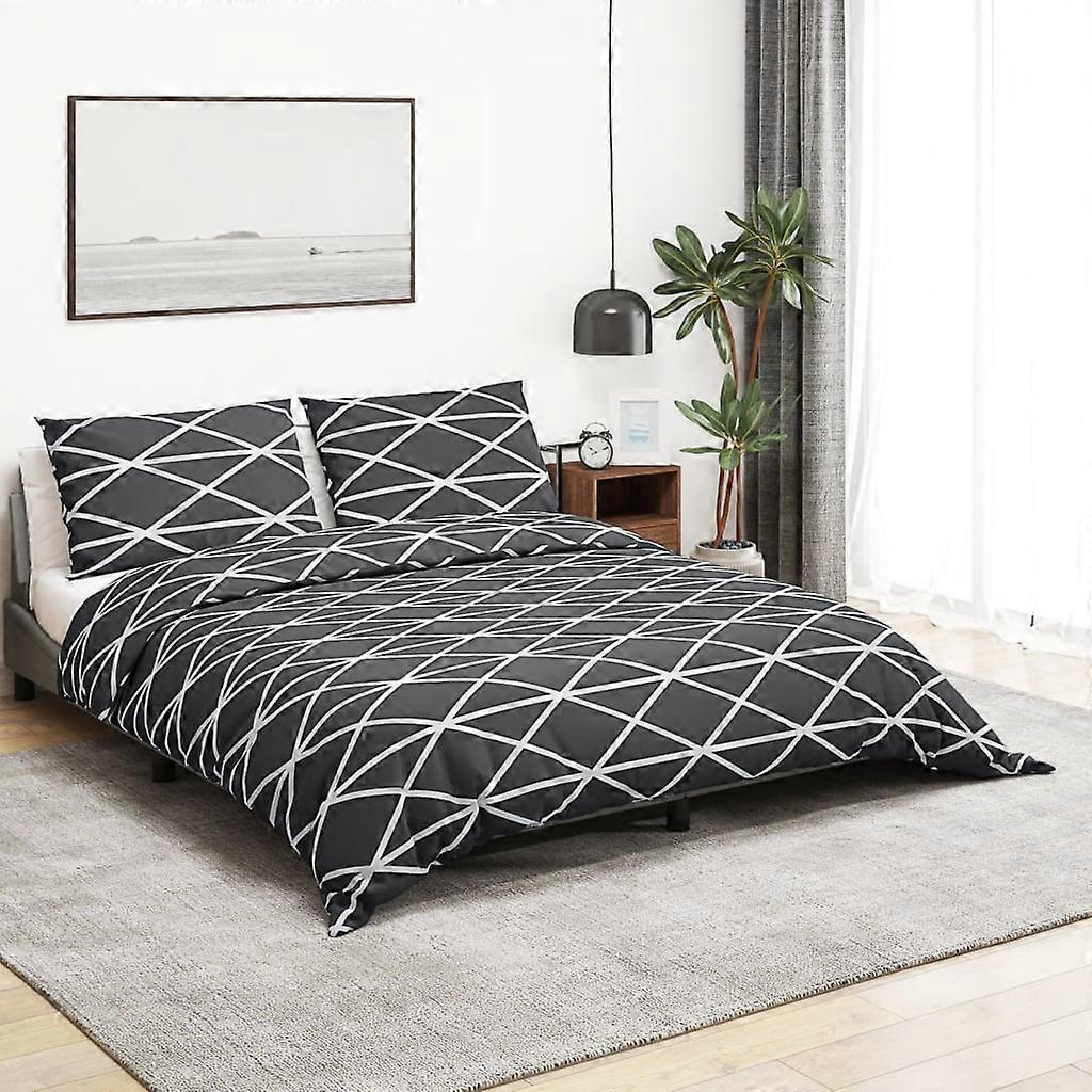 灰色床上用品套装 200x200 cm 棉