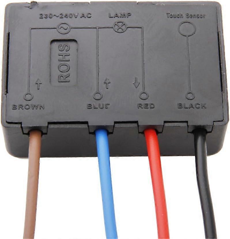 4 Wire Touch Switch for Incandescent Bulb Lamp 15W-80W 230V-240V 50Hz ...