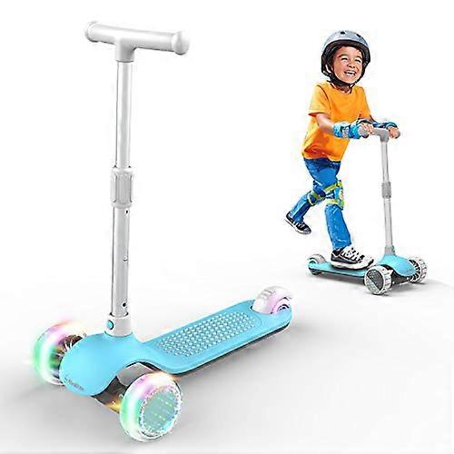 Kids 3 Wheel Scooter, Kick Scooter With 3 Adjustable Height, Folding Kids Scooter, Flashing Wheels For Kids Toddlers Boys Girls From 2 To 6
