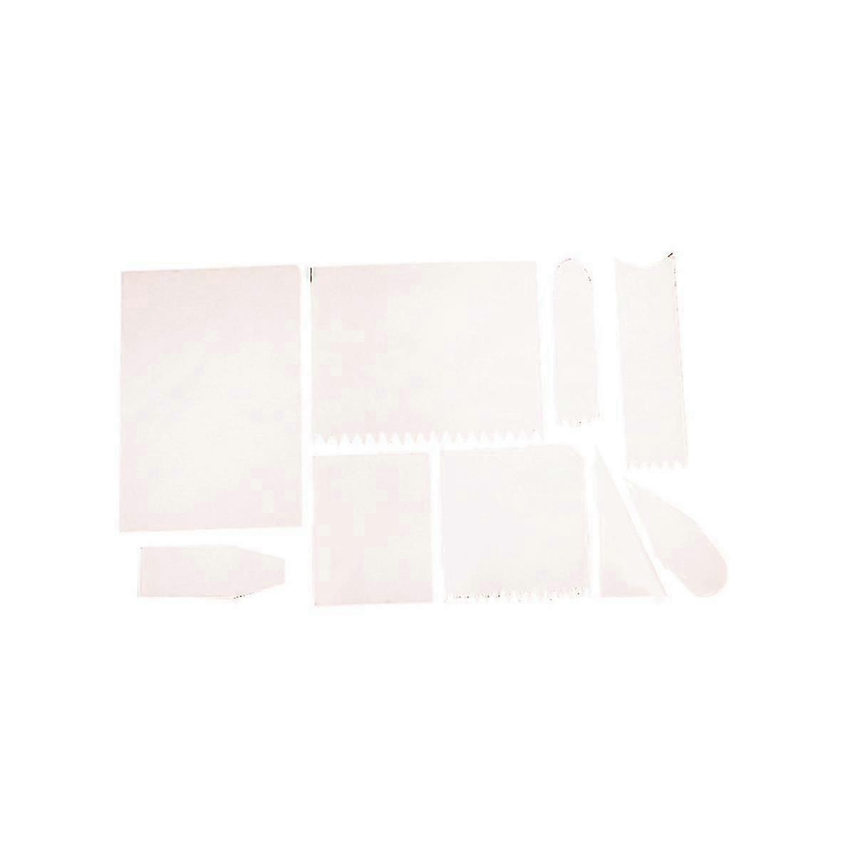 DIY كعكة بلاستيكية لينة خدش موس كريم ملعقة حافة القاطع كب كيك الخبز تزيين المطبخ إلى