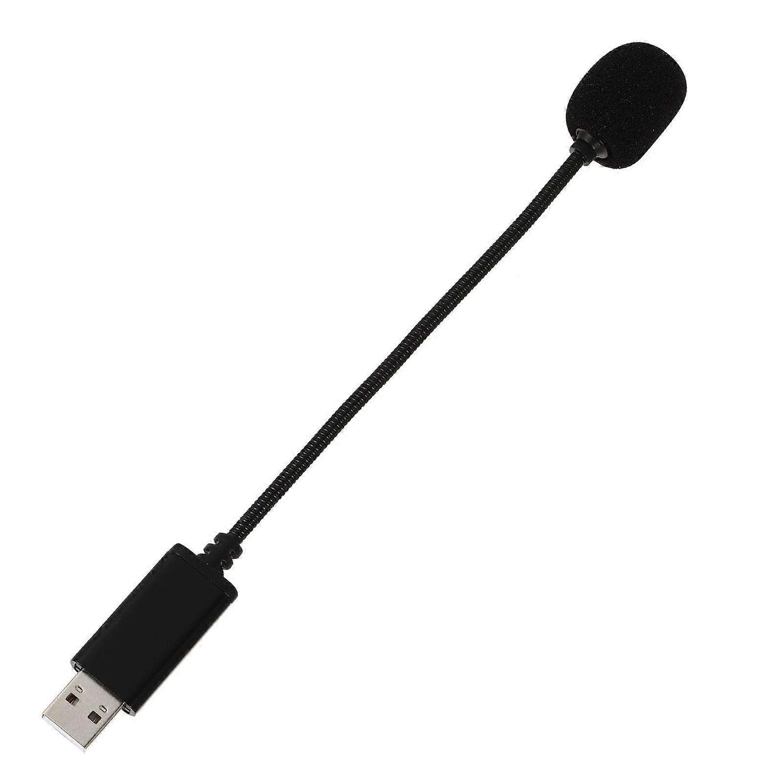 USB Microphone Computer Recording Mic Flexible Gooseneck Condenser Mic