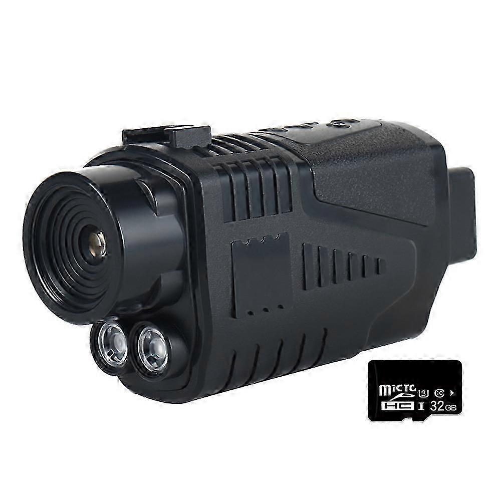 5X Monocular Infrared Night-Vision Device Day Night Use P Video Playback Modes Digital Zoom 300M Full Dark Viewing Distance