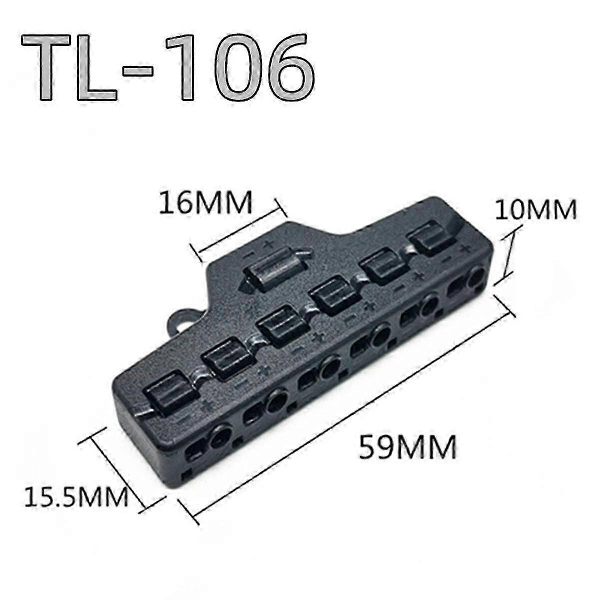 6Ports Quick Connect Out Line Splitter Quick Splitter Out Line Splitter Beleuchtung LED Strip Model Lghts Eisenbahnanlage JN