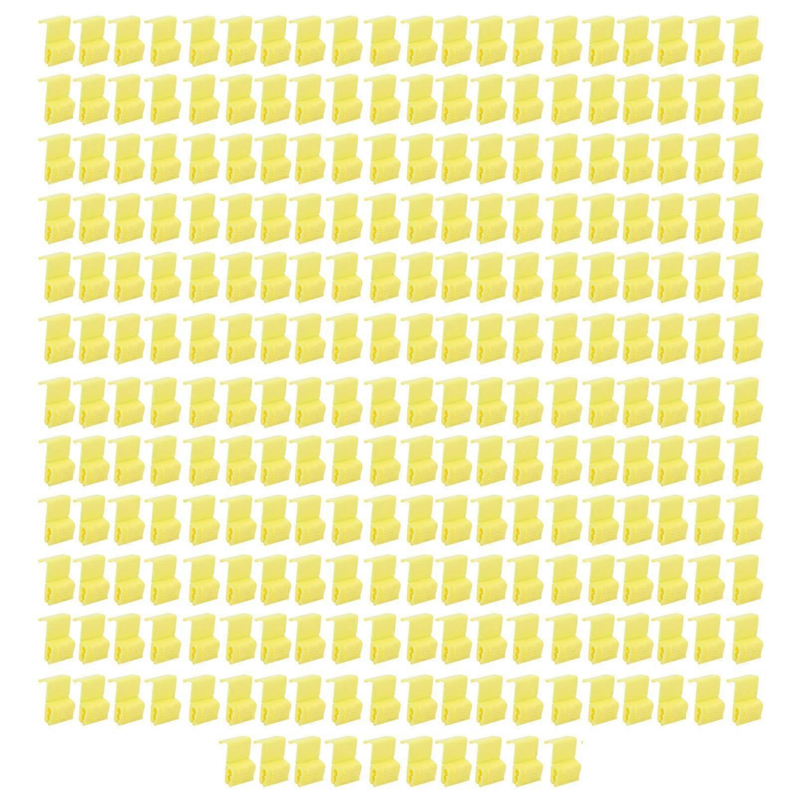 210Pcs Lock Wire Connectors Quick Splice Electrical Cable Snap Crimp Terminal BlocksYellow