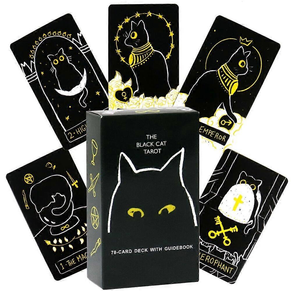 Tarot Cards: Black Cat Mini Tarot Deck for Beginners