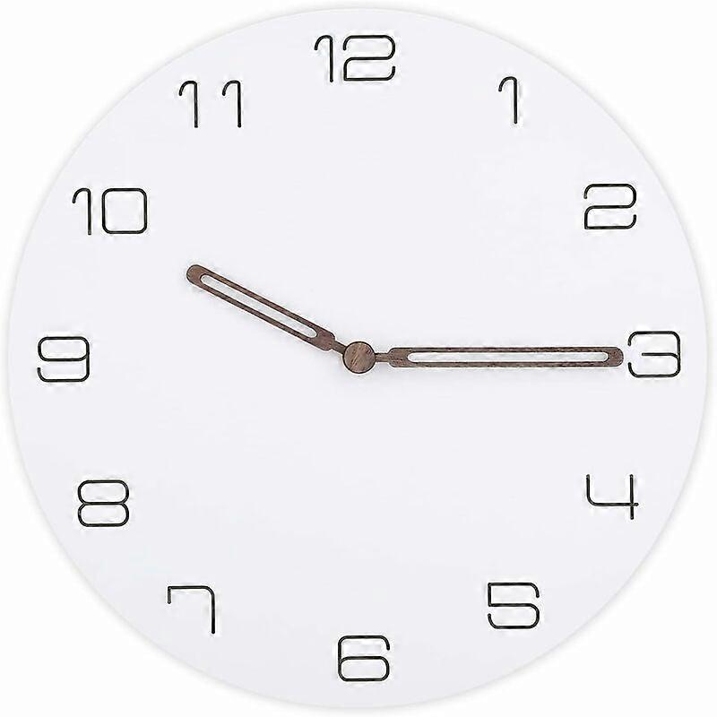 Timepiece, Quartz Clock, Wooden Material