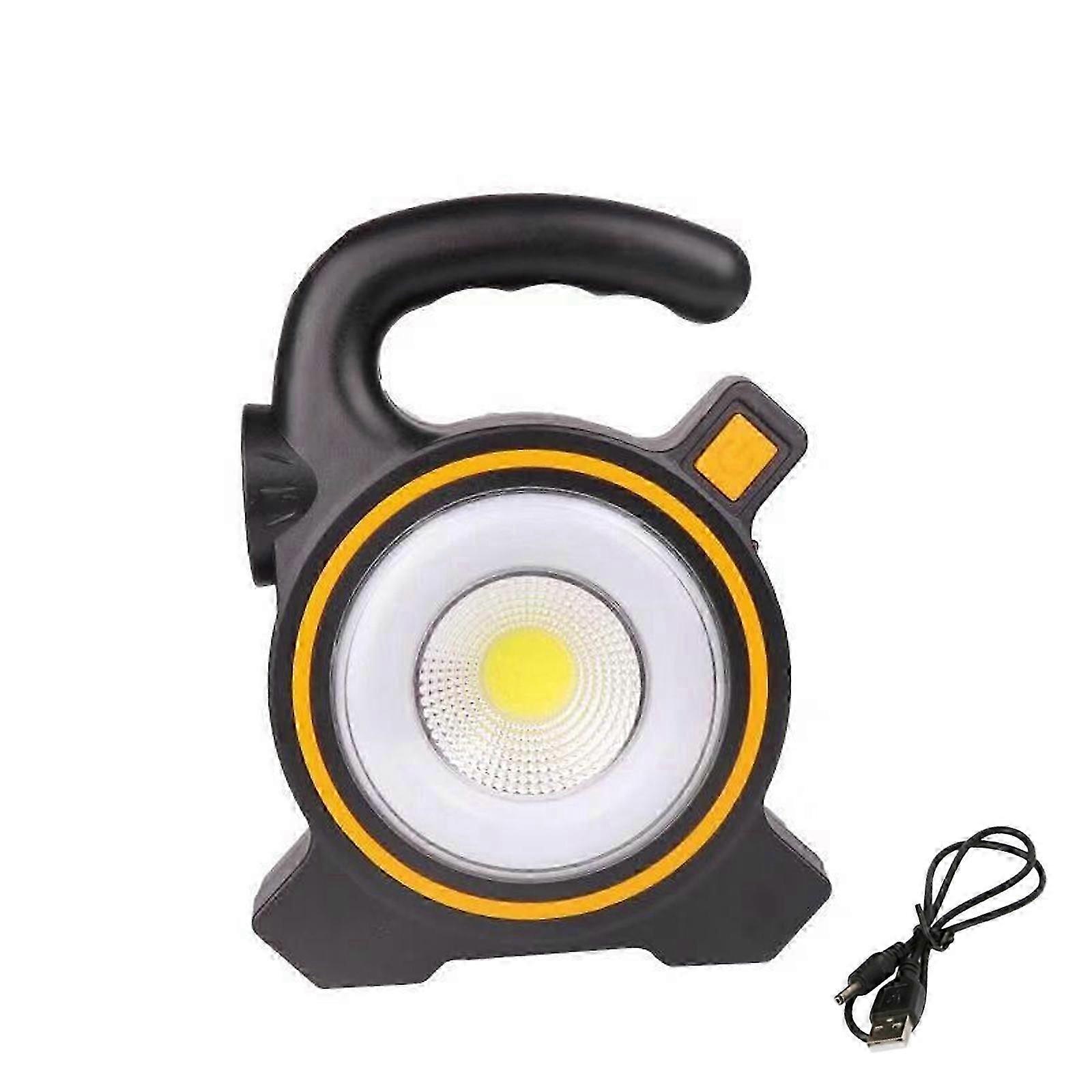 USB Rechargeable Light Solar Lamp Portable Camping Lantern Mobile Power Bank FP