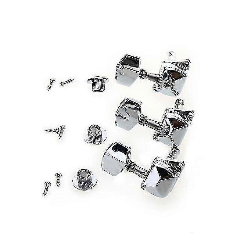 Guitar Acoustic Guitar String Button Metal Semienclosed Tuning Pin Tuner Machine Head 3x3