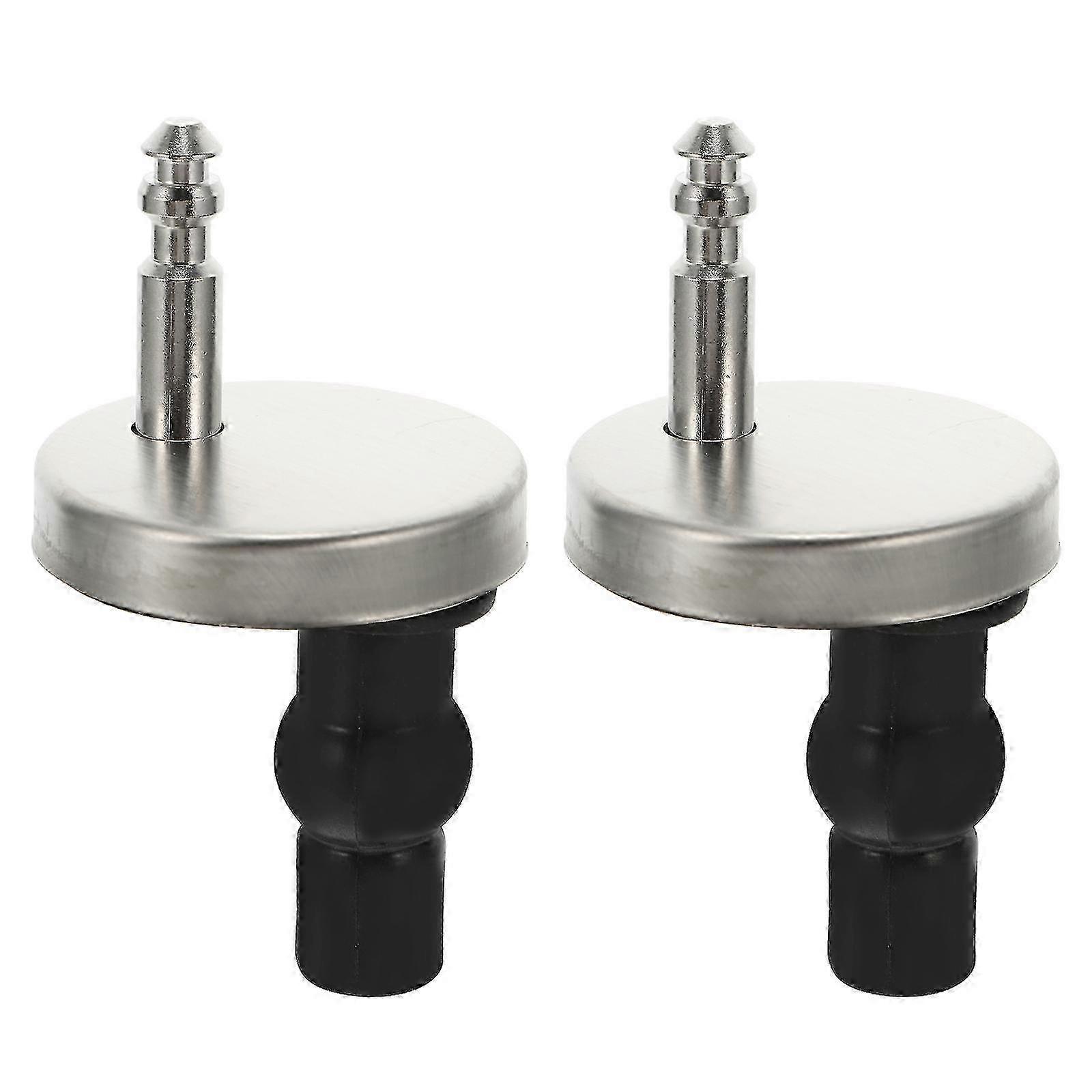 2-Piece Quick-Release Toilet Seat Hinge Fixings Set for Seat Mounting