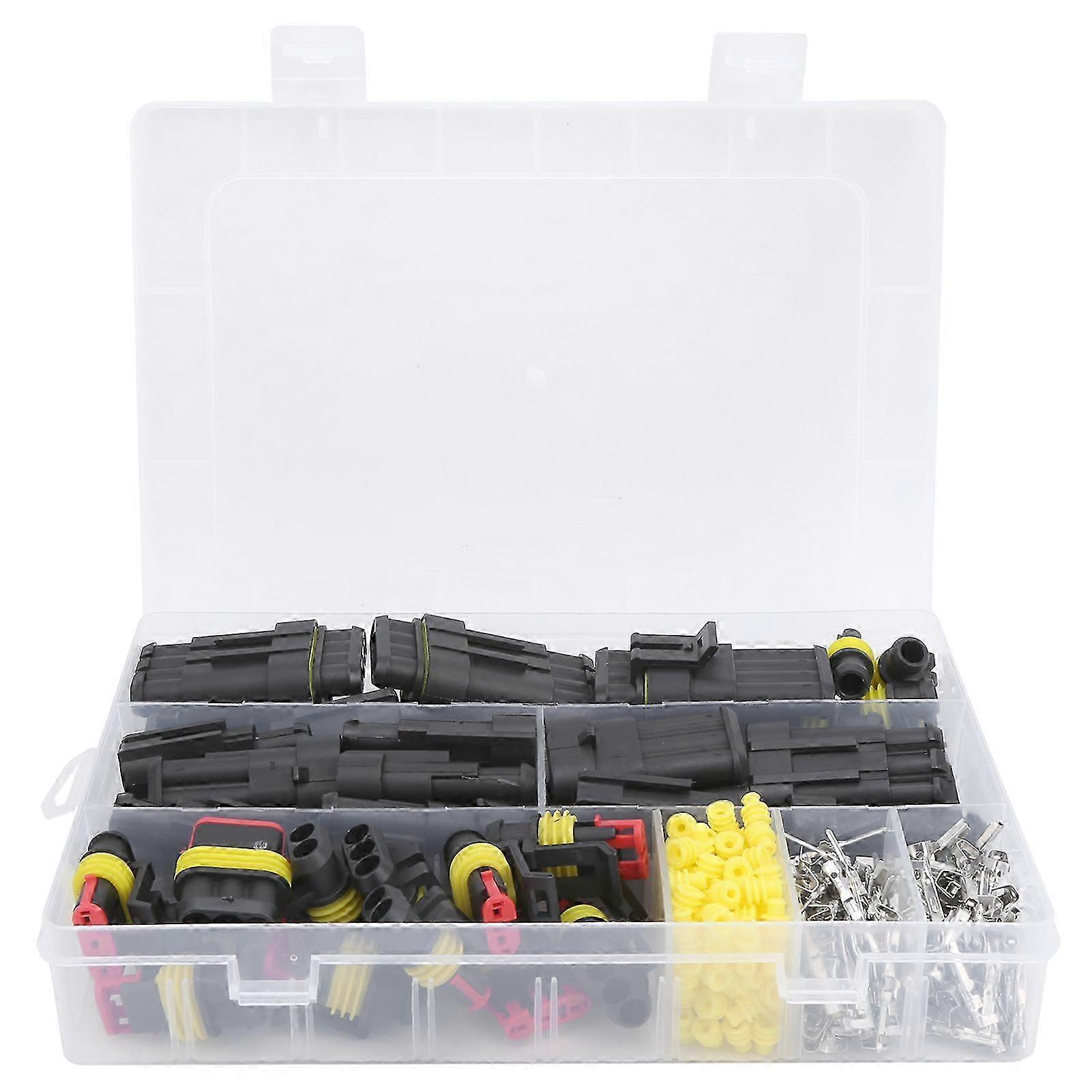 352Pcs Wire Connector Automotive Waterproof HID d Connect Terminal Blocks Set