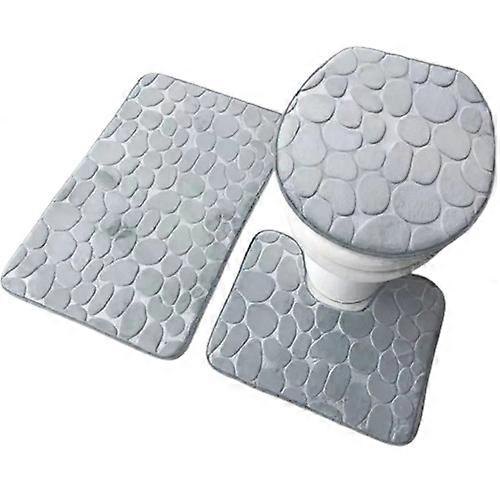 Nnetm 3pcs Ultra Soft Bathroom Rugs Bliss