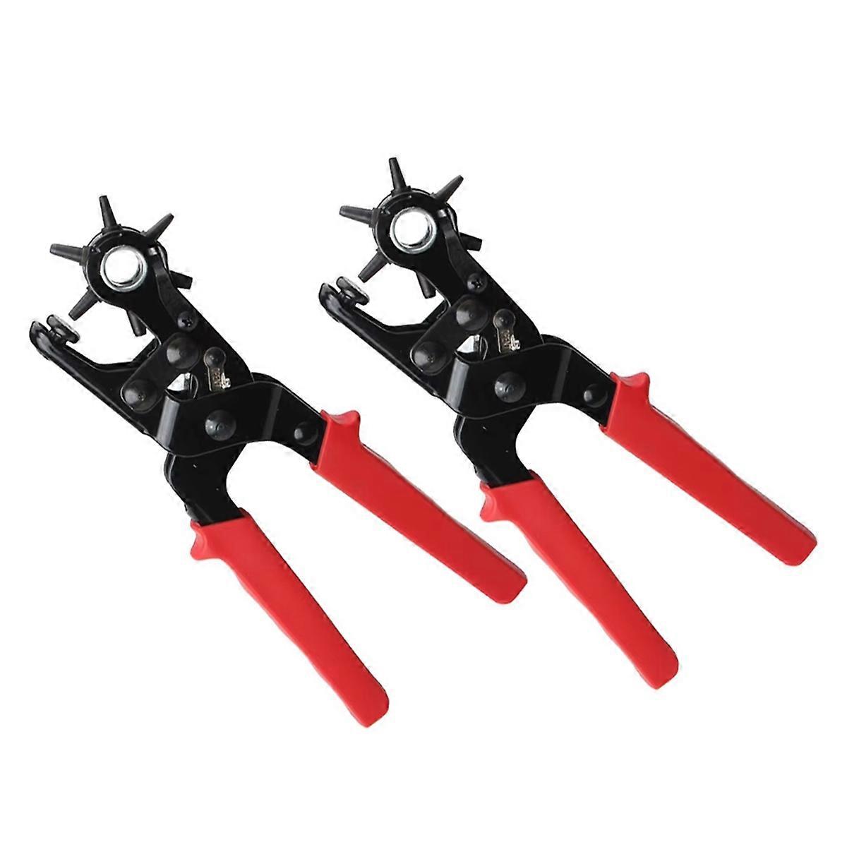 Belt Hole Puncher Leather Hole Punch Eyelet Tool 6 Round Holes Multi-Size Hole Puncher for Belts Wat