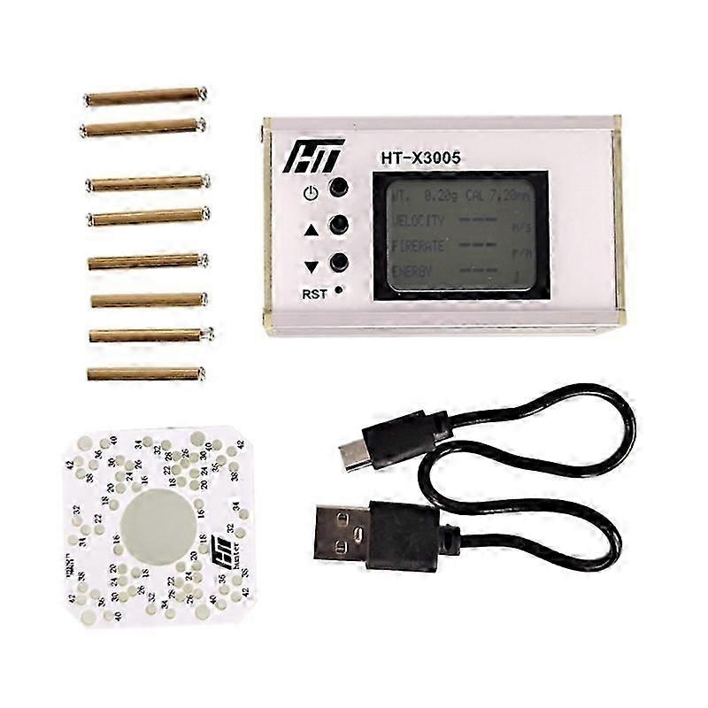 HT-X3005 Speed Tester: Ball Energy Measurement, Chronograph with Backlight LCD