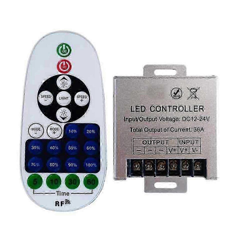 Dimmer Remote Big Power 360W Led Box Controller suitable for Single Color Led Strip Light DC12-24V Dimming 23Key IR Remo SZRH A-N