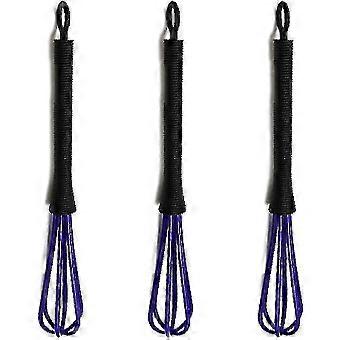 3pcs Plastic Salon Barber Hairdressing Hair Color Dye Cream Kitchen Balloon Whisk Mixer Stirrer Tools Banmo