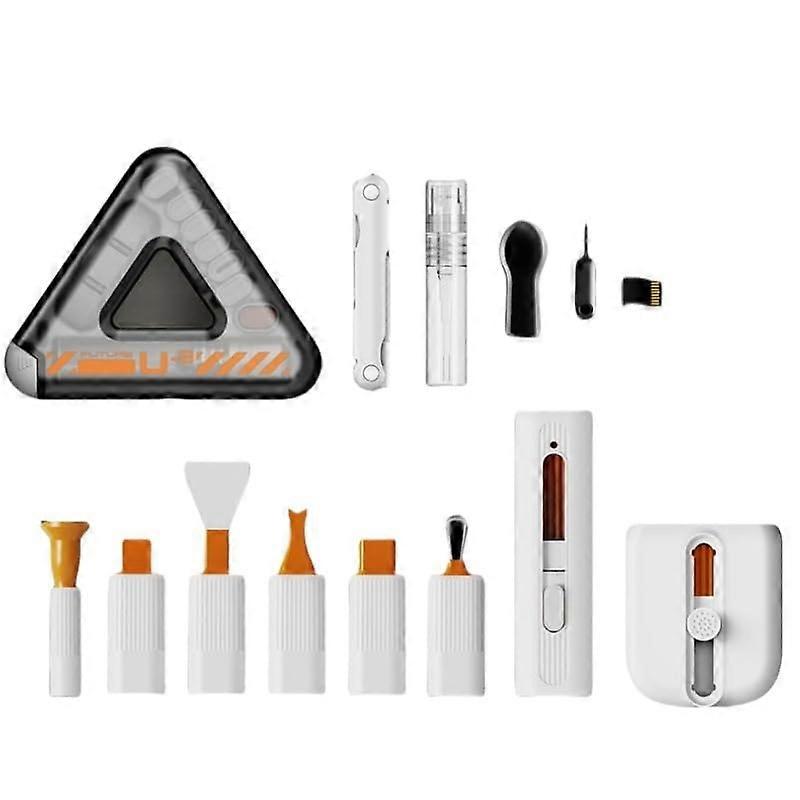 Multi Functional Cleaning Brush Set for Headphones, Mobile Phones, Computers, Keyboards, Cameras - Digital Dust Removal Tools
