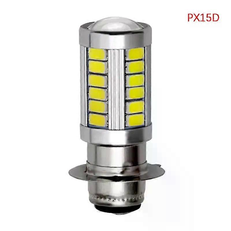 1PC PX15D BA20D LED Fog Light Lamp Auto Motorcycle Headlights 33 SMD Motor Light Headlamp