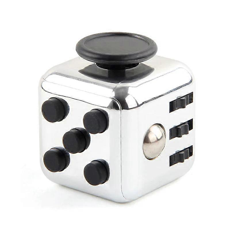 Fidget Cube 减压玩具和成人 - 纯色放松辅助工具