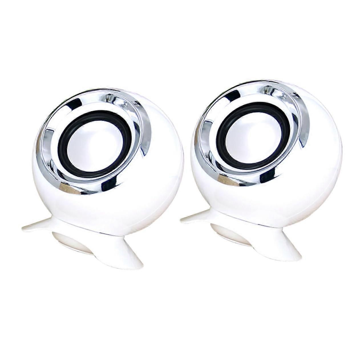 Computer speakers 2.0 for desktop and laptops Mini speakers Music speakers for home office Sturdy and stylish design