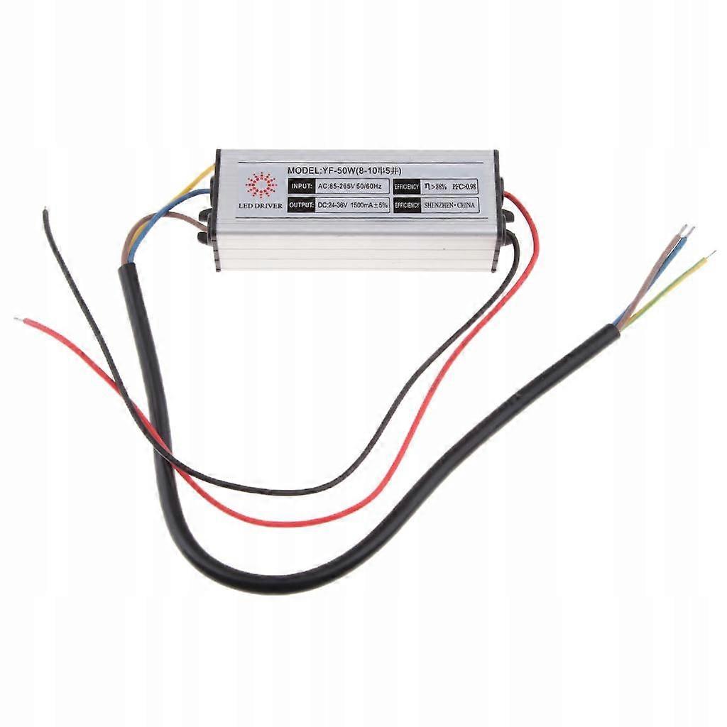 Wasserdichtes LED-Netzteil LED-Treiber-Netzteil 1×50W Dc25-45V 1500mA