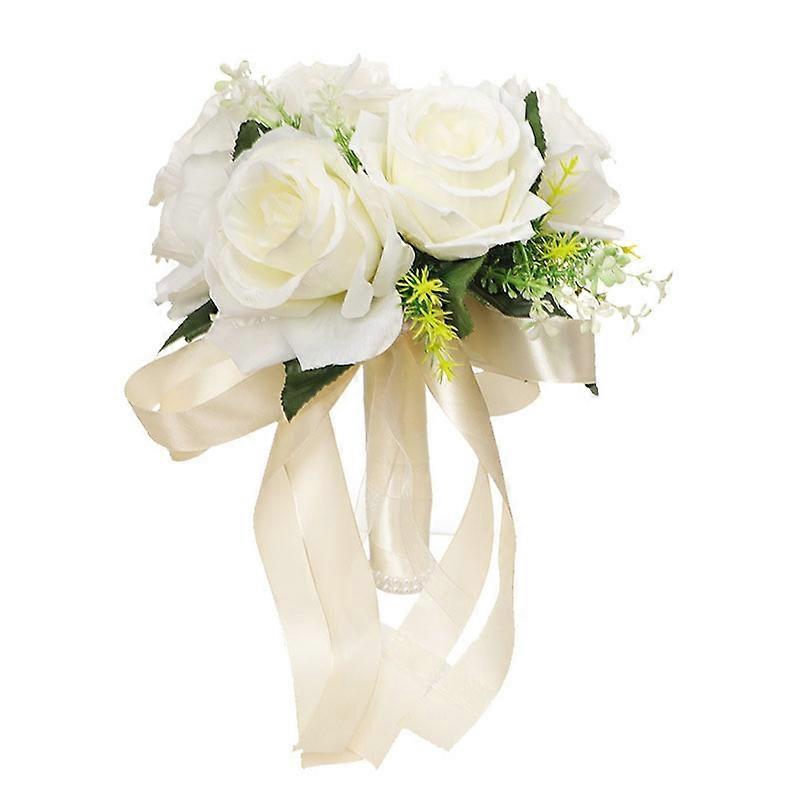 Bouquet de main de mariée Fournitures de mariage Simulation Fleurs décoratives de mariage