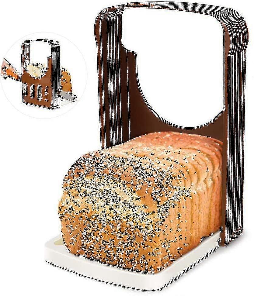 Brød skiver maskin, folding justerbar brød slicer, rask skiver, tykkelse ensartethet, kniv slicer gave